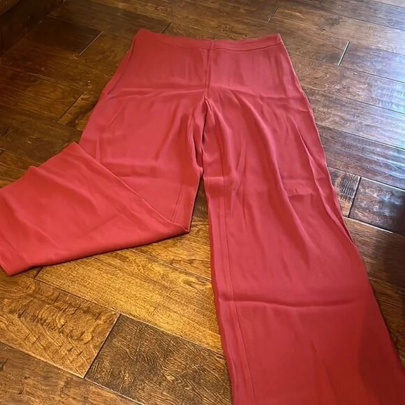Soft Surroundings wide leg side zip pants, size M! - Picture 1 of 7